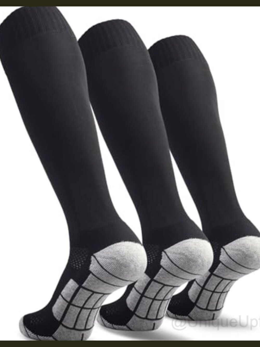 Youth Soccer Socks Knee High Athletic Socks for Kids Sports